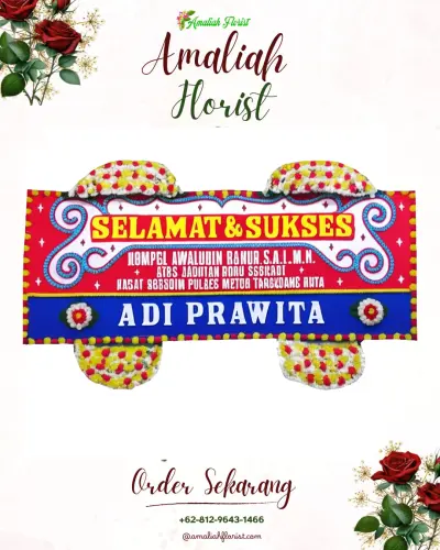 Karangan Bunga Ucapan Selamat santosa