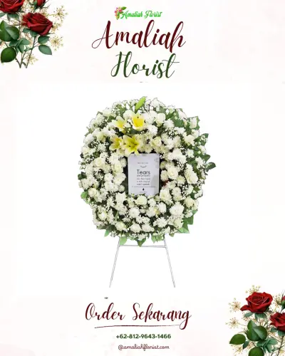 Krans Bunga Duka Cita santosa